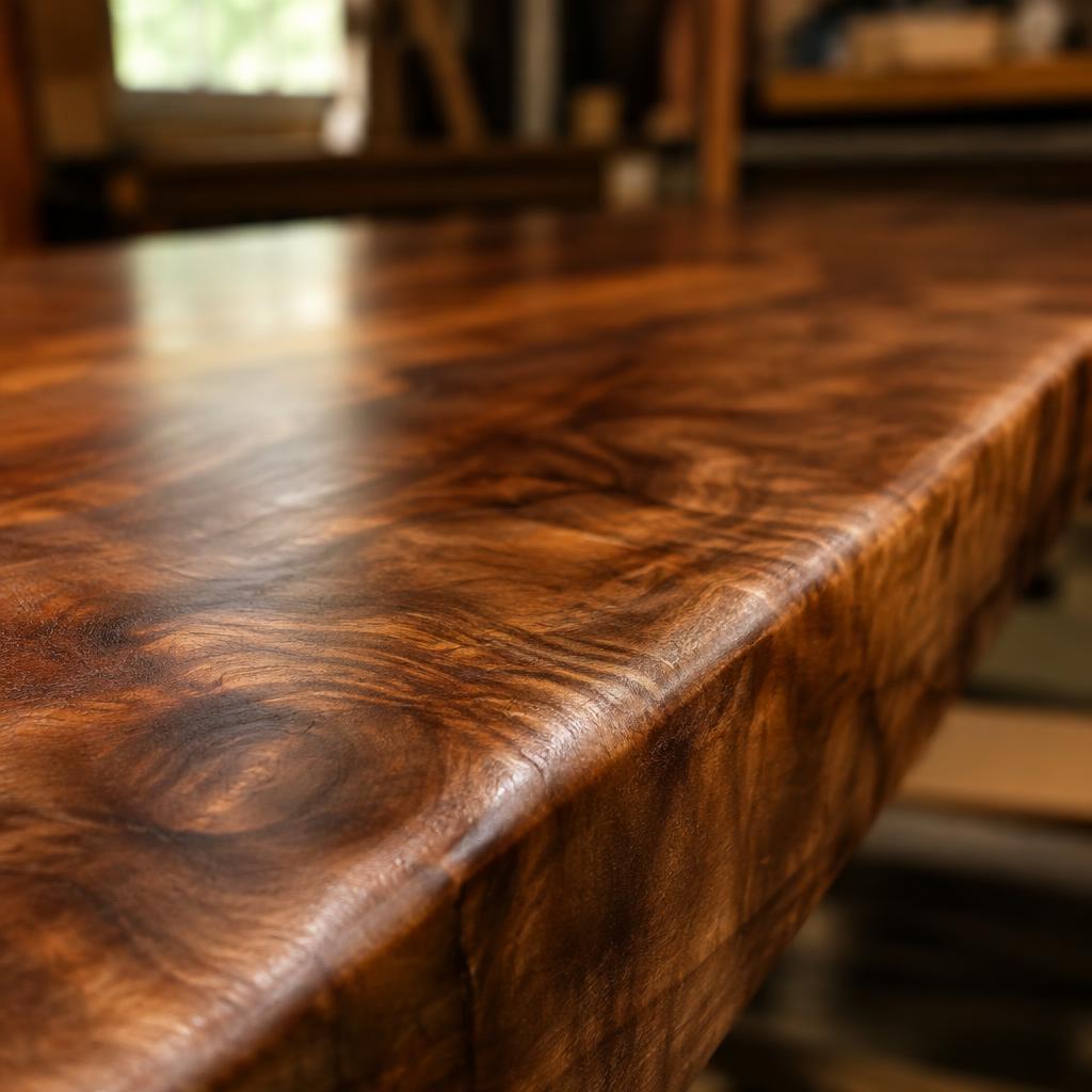 Hand-rubbed finish